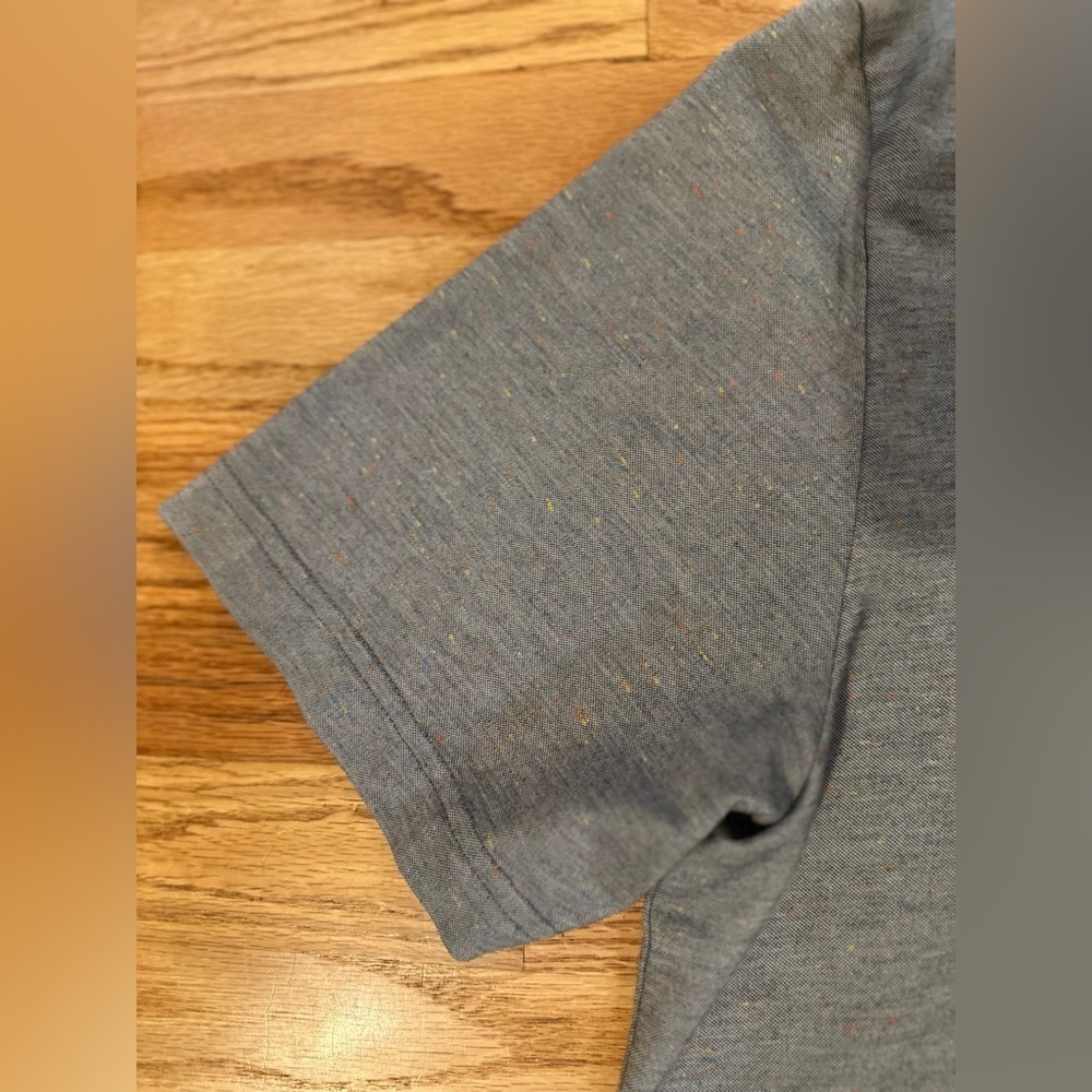 Travis Mathew Polo Shirt Mens Size XL Gray Confetti Preppy Dad Comfort Active - Picture 4 of 11